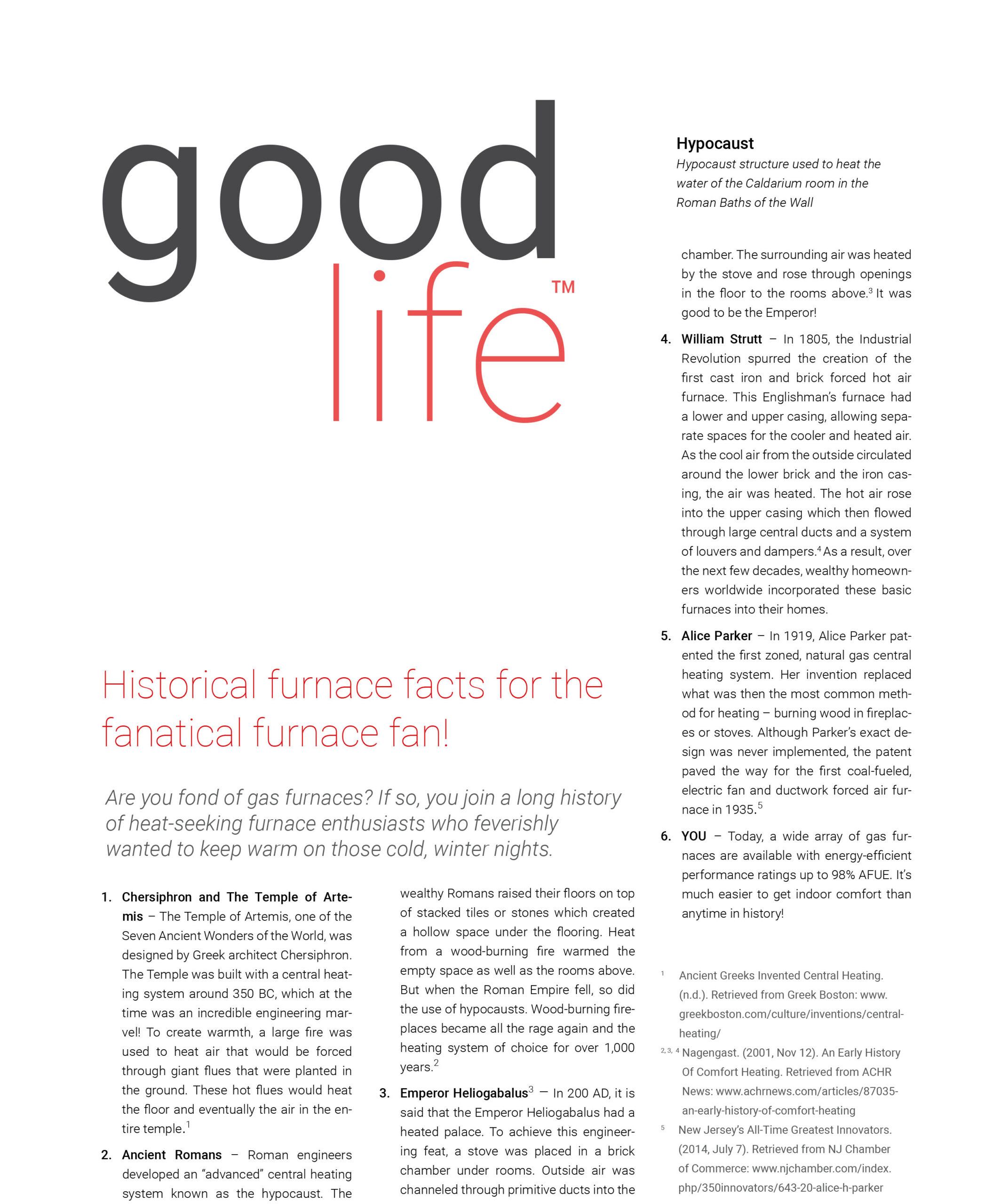 Historical furnace facts for the fanatical furnace fan! 1 gdm historicalfurnacefacts