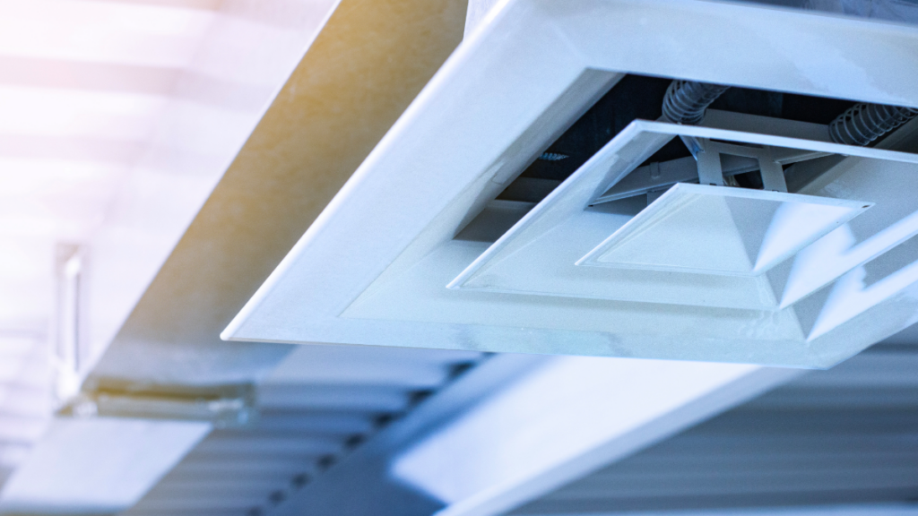 The Role of Ventilation Systems in HVAC Efficiency and Indoor Air Quality 2 a close up of a ventilation system in an hvac system 1024x576 1