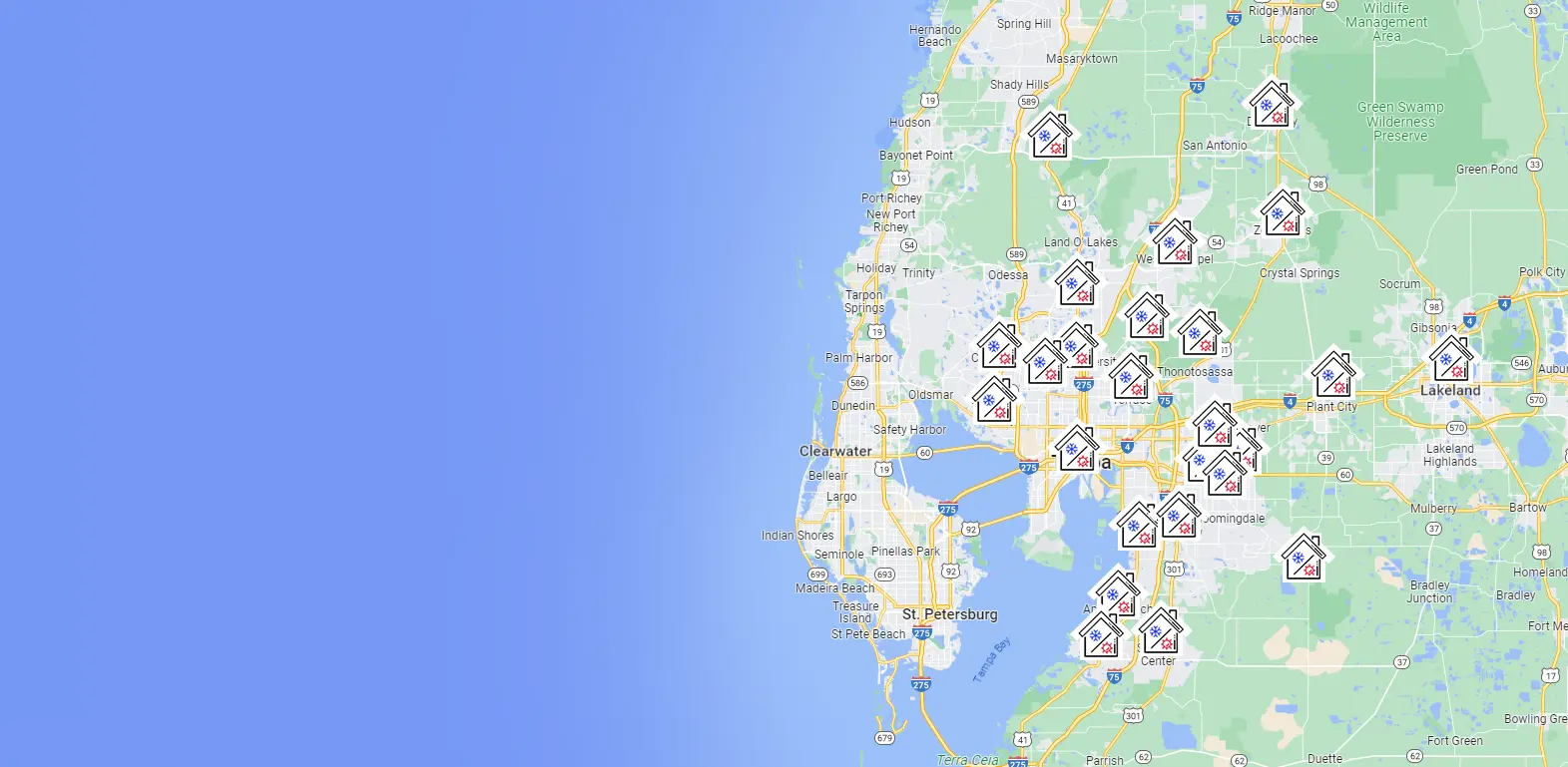 Home 33 service area map